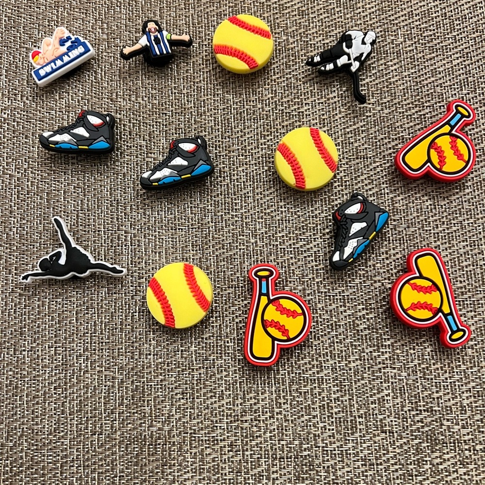 New! ‎ Sports croc charms